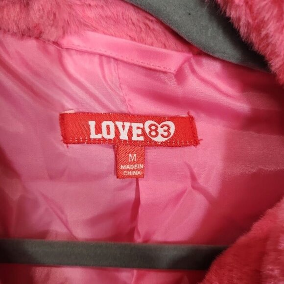 Love83 Faux Fur Jacket‎ in Pink - Size Medium - Picture 5 of 9